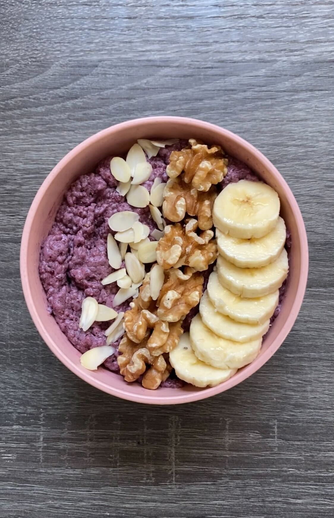 EASY Blackcurrant Chia Pudding Recipe