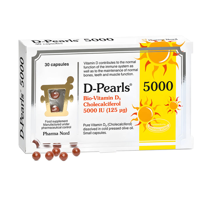  D-Pearls Vitamin D Capsules 5000IU for Radiant Health