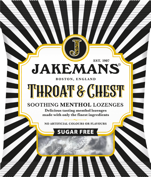 Jakemans Throat & Chest Lozenges Sugar Free