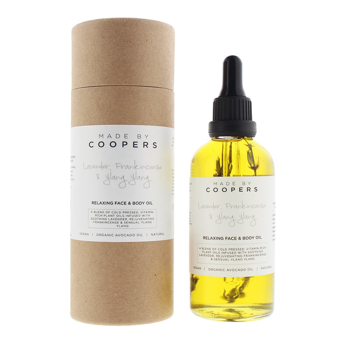 Made By Coopers Lavender, Frankincense  Ylang Ylang Relaxing Face and Body Oil 100ml