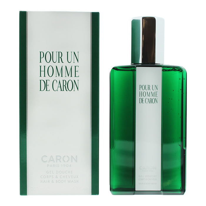 Pour Un Homme Caron Hair Body Shower Gel 200ml