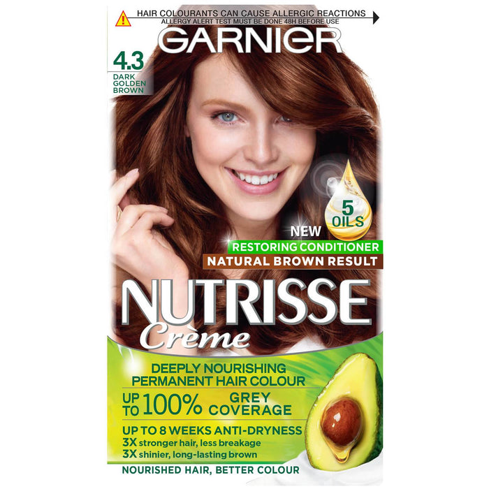 Nutrisse Garnier Creme Permanent Nährende Haarfarbe Kakao 4 Dunkelbraun