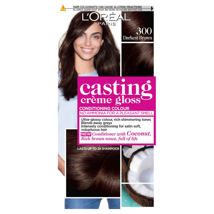 L'Oréal Casting Creme Gloss Teinture Semi Permanente 300 Brun Très Foncé