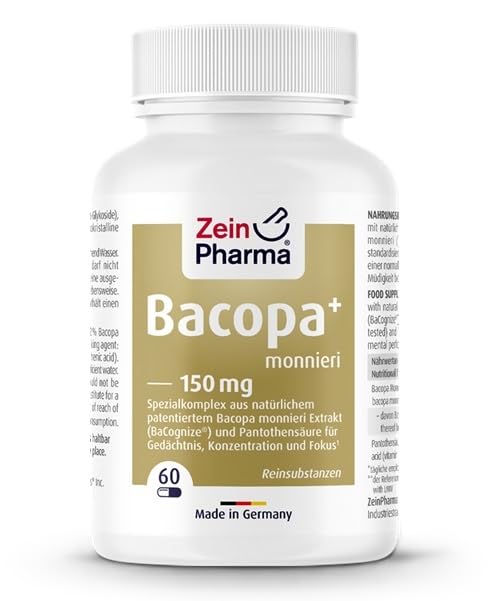 Zein Pharma Bacopa Monnieri+, 150mg - 60 caps