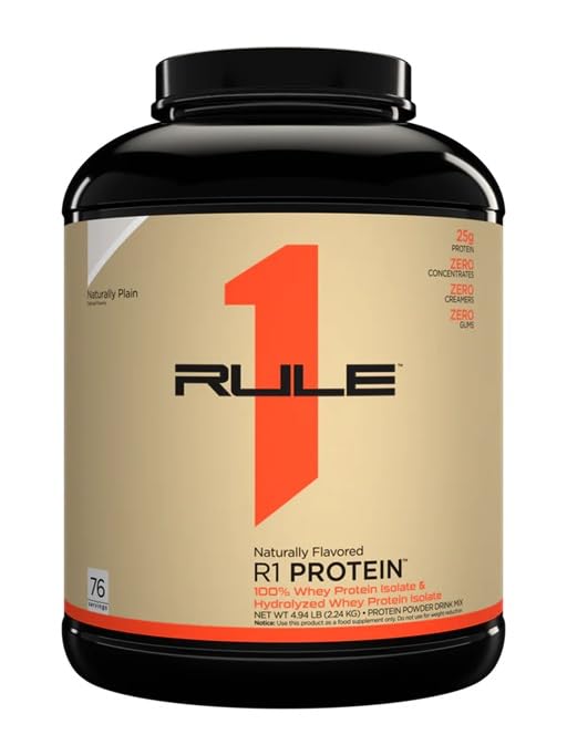 Rule One R1 Protein Naturally Flavored, Naturally Plain - 2240g