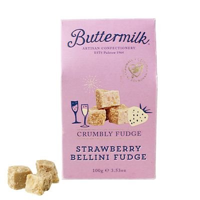 Buttermilk Buttermilk Strawbellini Fudge 100g