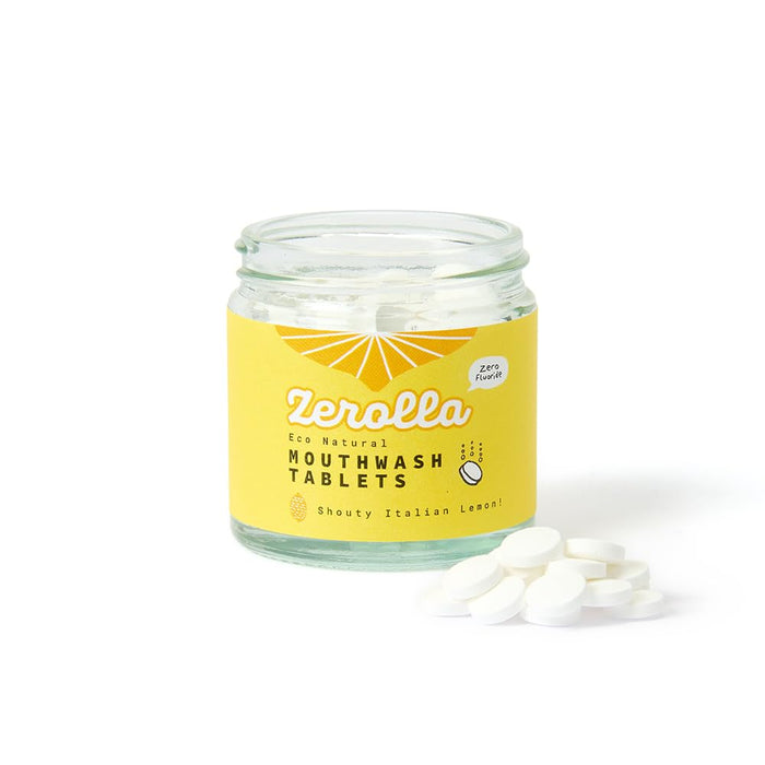 Zerolla Eco Natural Mouthwash Tablets - Shouty Italian Lemon!