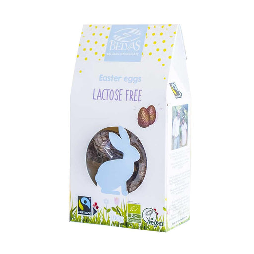 Belvas Organic Lactose-Free Chocolate Easter Eggs 100g