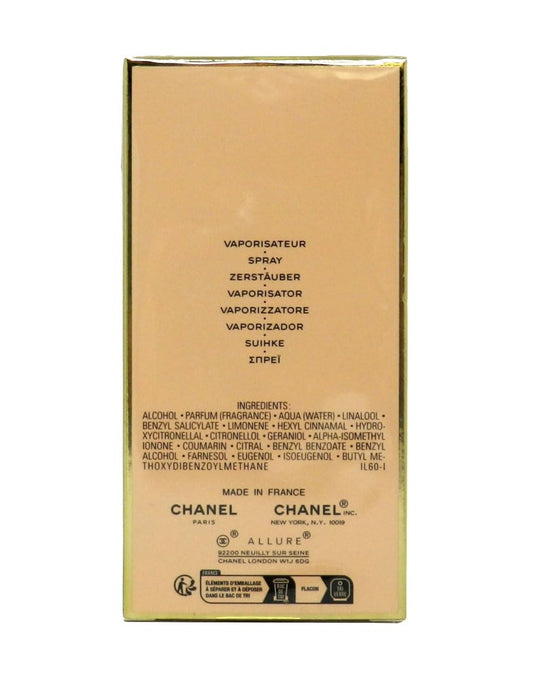 Chanel Allure Homme Eau De Toilette 50ml