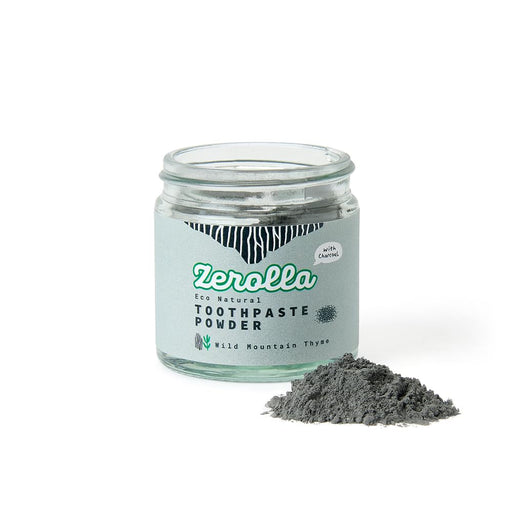 Zerolla Eco Natural Toothpaste Powder - Wild Mountain Thyme 60ml