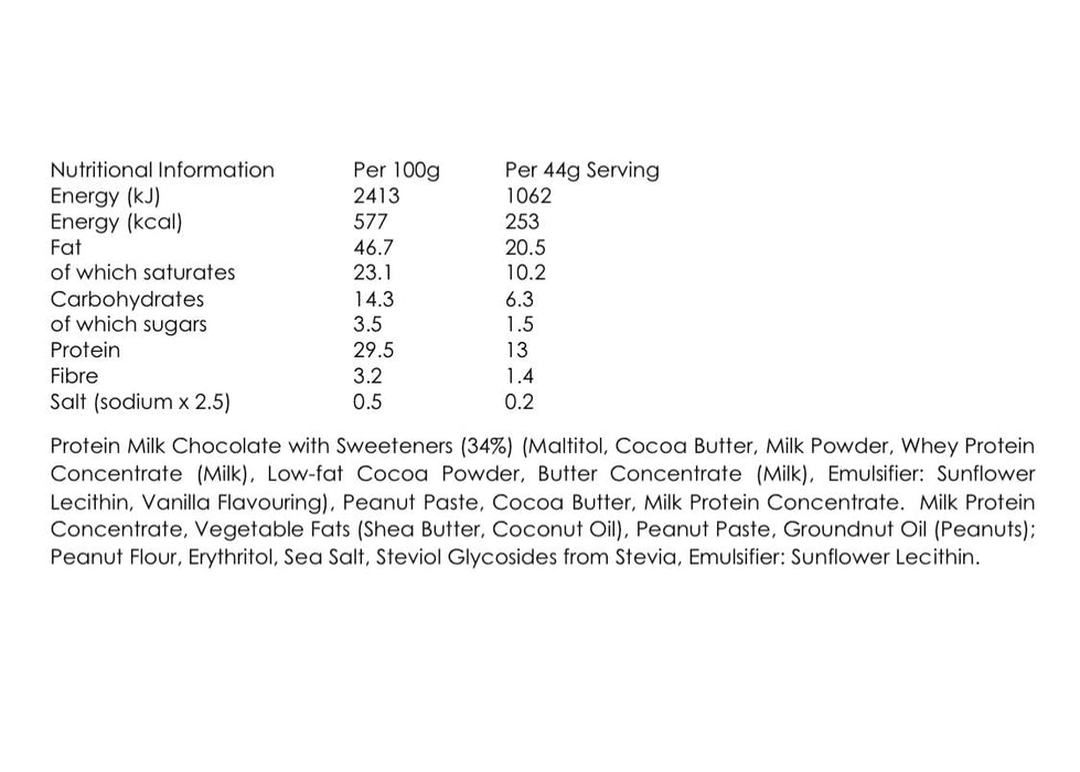 Kayow Nutrition Peanut Butter Cups 12x44g Milk Chocolate