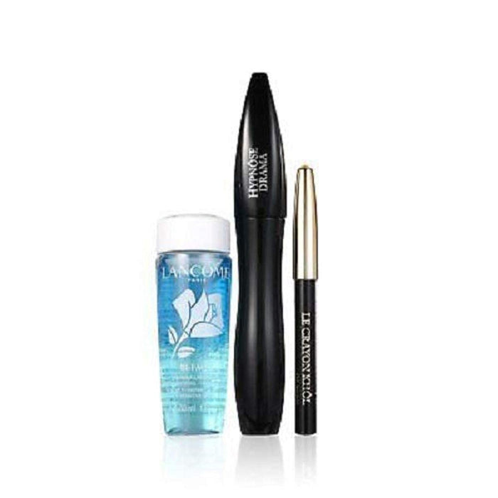 Lancôme Hypnôse Drama Eyes 3 Piece Gift Set: Drama Mascara 6.5ml- Khol Eye Pencil 0.7g- Bi-Facil Cleanser 30ml