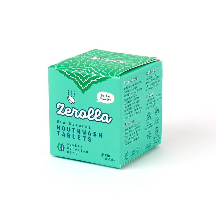 Zerolla Eco Natural Mouthwash Tablets - Double Barreled Mint