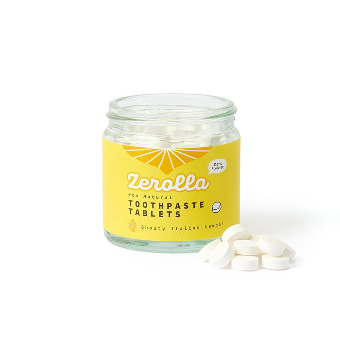 Zerolla Eco Natural Toothpaste Tablets - Shouty Italian Lemon!