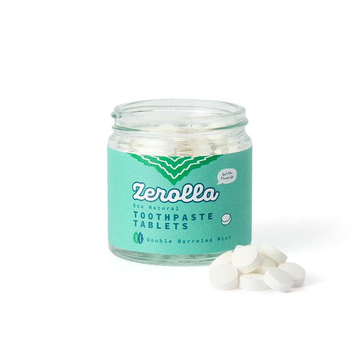 Zerolla Eco Natural Toothpaste Tablets - Double Barreled Mint