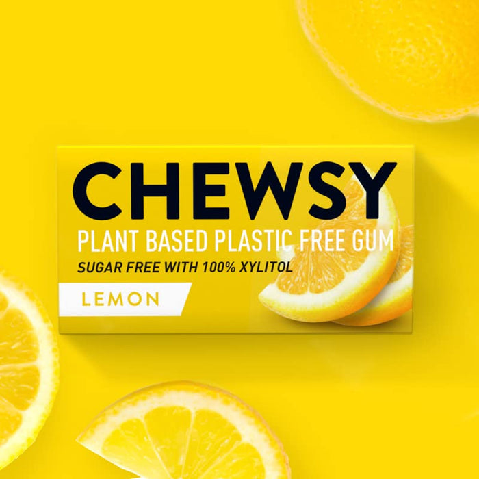 CHEWSY Chewsy All Natural Sugar Free Lemon Chewing Gum 15 g