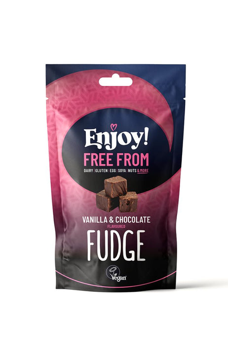 Enjoy! Vanilla & Chocolate Fudge 100g