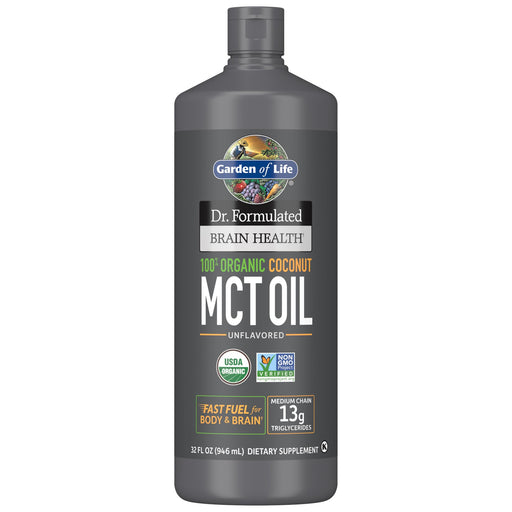 Garden of Life Dr. Formulated Organic Brain Health MCT Oil - 946 ml.