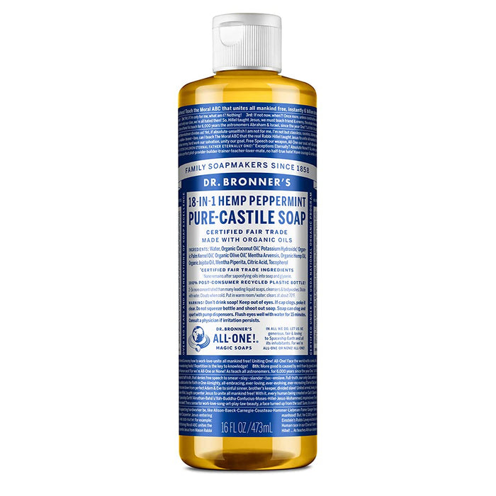 Dr Bronner Organic Peppermint All-One Magic Soap 475ml