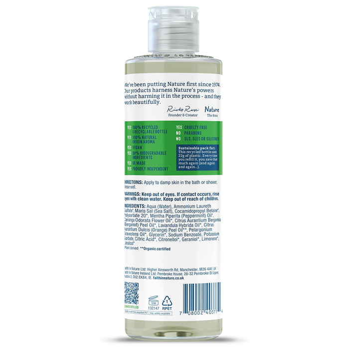 Faith In Nature Body Wash Mint 400ml