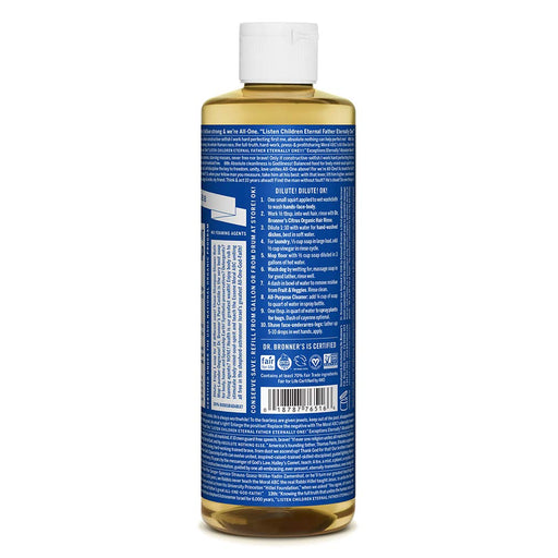 Dr Bronner Organic Peppermint All-One Magic Soap 475ml