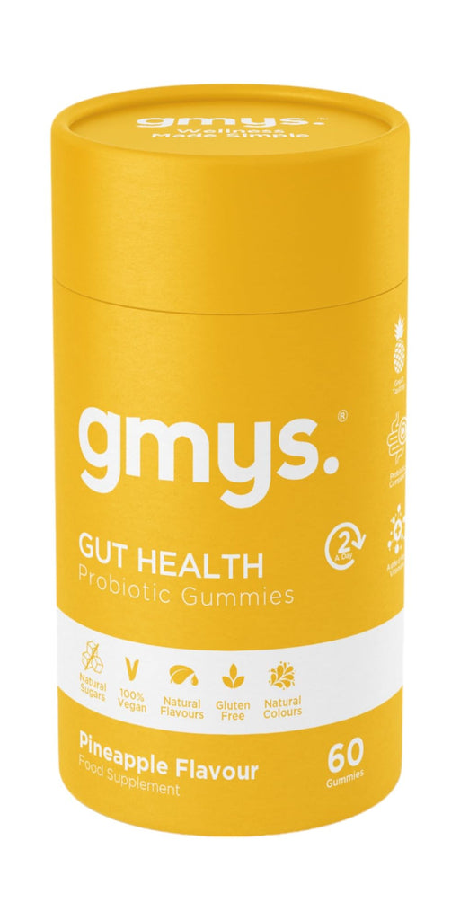 Gmys Gut Health Gummies, Pineapple - 60 gummies