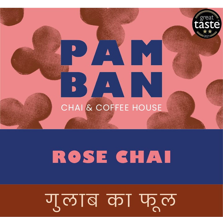 Pamban Chai & Coffee House Rose Chai-Stir & Drink. Made the traditional way over hob