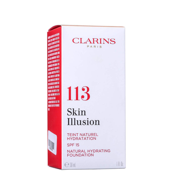 Clarins Skin Illusion Natural Hydrating SPF 15 113 Chestnut Foundation 30ml