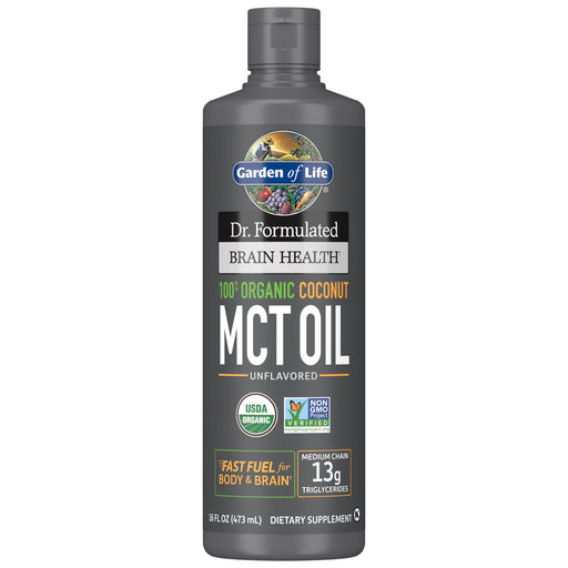 Garden of Life Dr. Formulated Organic Brain Health MCT Oil - 473 ml.