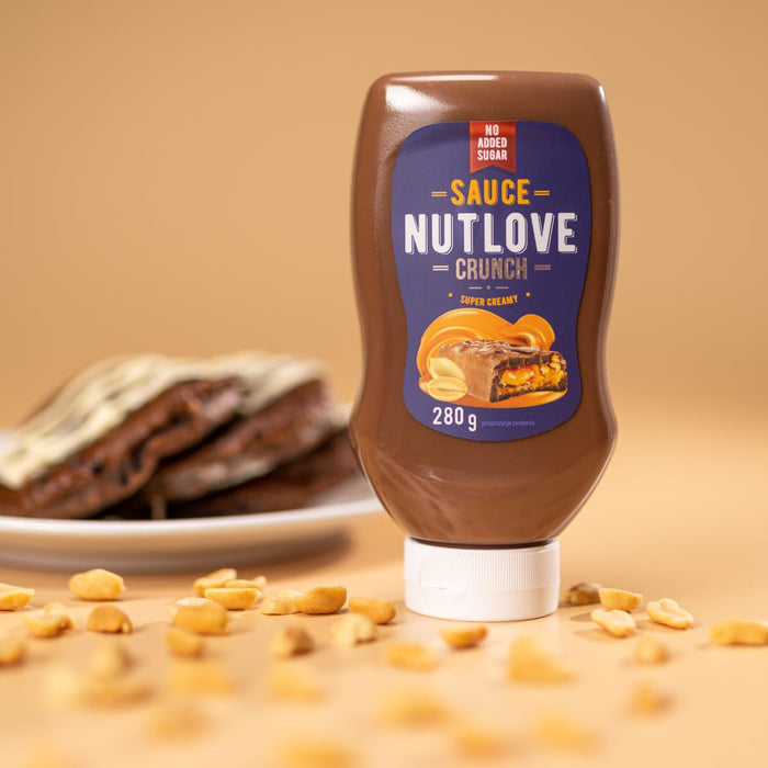 Allnutrition Nutlove Sauce, Crunch - 280 ml.