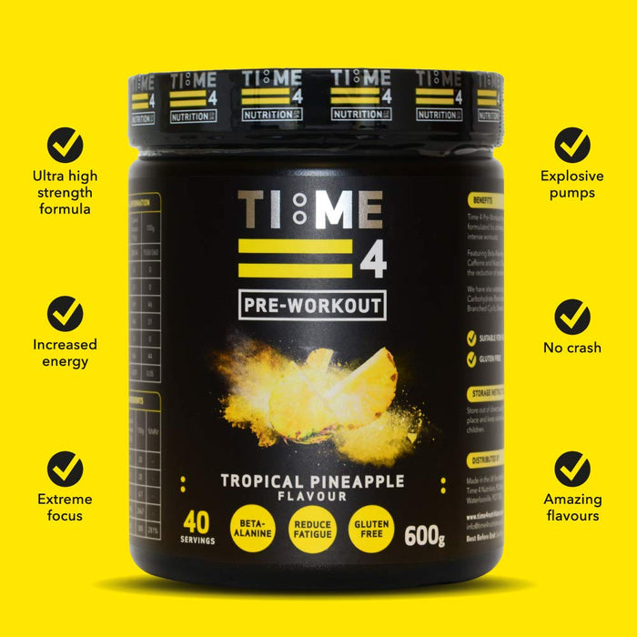 Time 4 Nutrition Time 4 Pre Workout 600g 