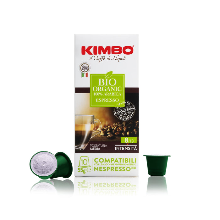 Kimbo Bio - Organic 55g 10 Nespresso Capsules