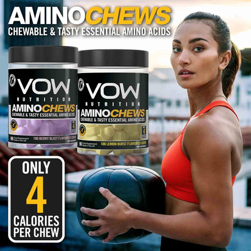 VOW Nutrition Amino Chews 100Tabs Berry Blast