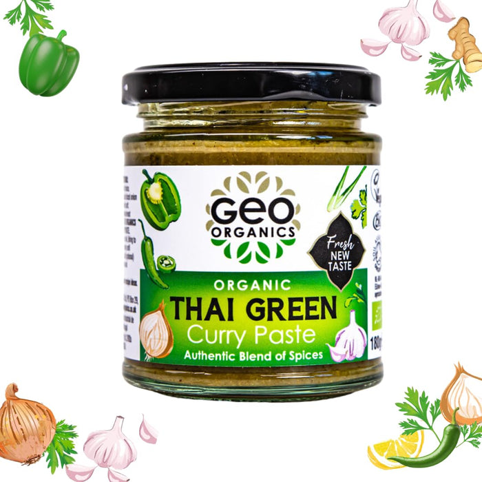 Georganics Pastes - Organic Thai Green Curry Paste 180g