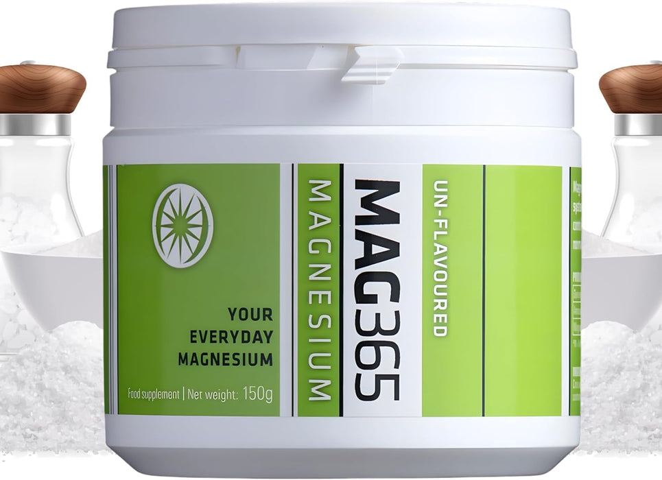 MAG365 Magnesium supplement ionic magnesium citrate powder 150g.