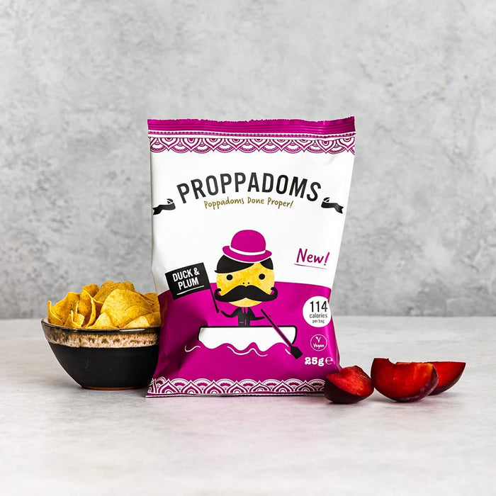 Proppadoms Duck & Plum Proppadoms 25g