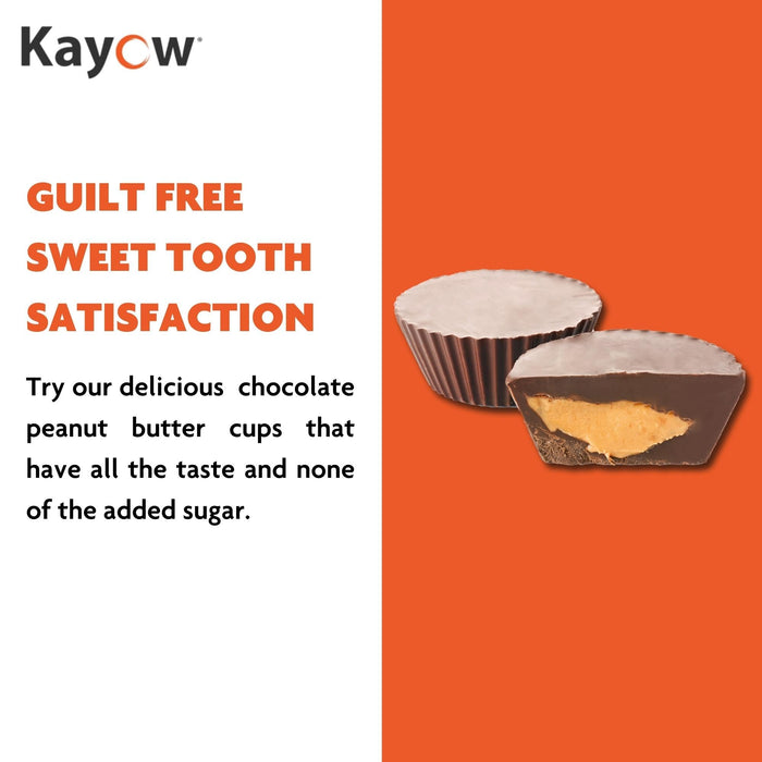 Kayow Nutrition Peanut Butter Cups 12x44g Milk Chocolate