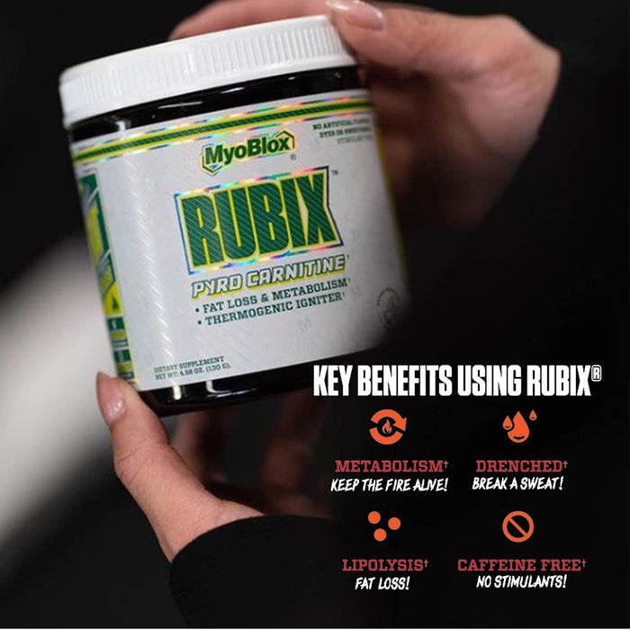 MyoBlox RUBIX 2.0 (Stim Free Fat Burner) 40 Serv 