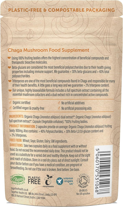 Together Health Organic Chaga - 60 Capsules