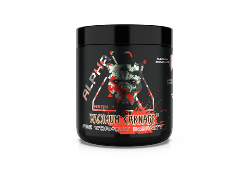 Alpha Neon Maximum Carnage 30 Servings Raspberry Lemonade