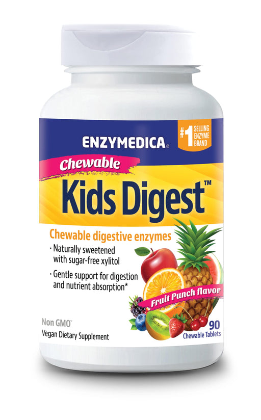 Enzymedica Kids Digest, Fruit Punch - 60 chewables