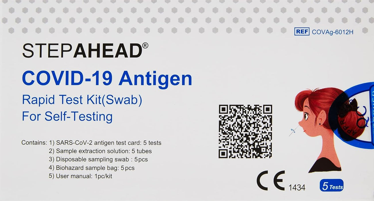 Step Ahead COVID-19 Lateral Flow Test: Fast, Accurate & Easy-to-Use at Home