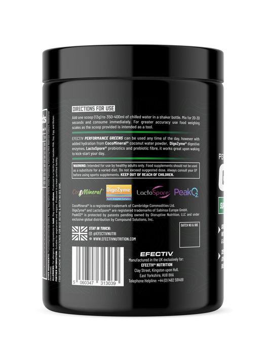 Efectiv Nutrition Performance Greens 390g 