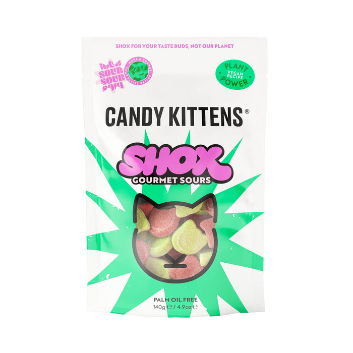 Candy Kittens Sour Shox Vegan Sweets 140g