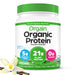 Orgain Organic Protein, Vanilla Bean - 462g