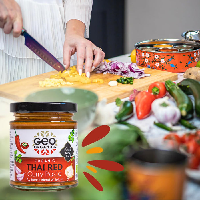 Georganics Pastes - Organic Thai Red Curry Paste 180g