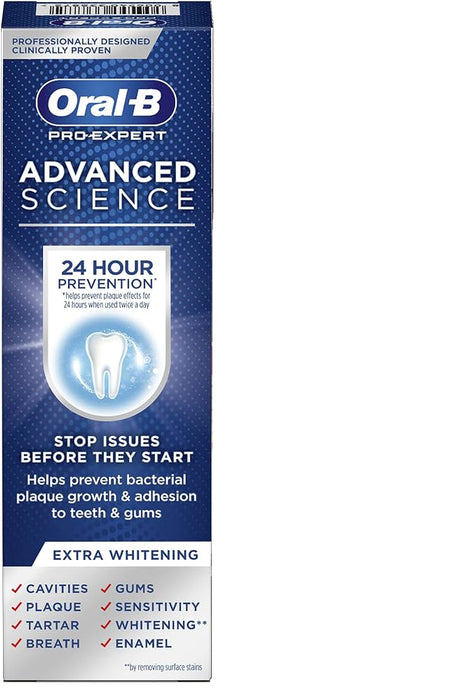 Oral-B Pro-Expert Advanced Science Dentifrice Extra Blanc 75 ml