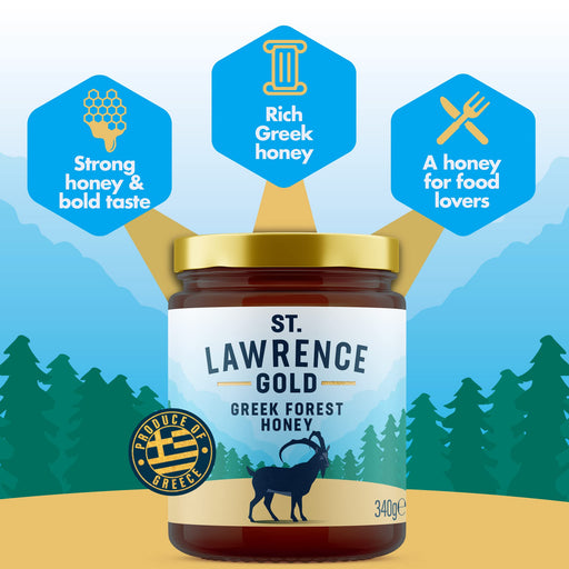 St Lawrence Gold British Heather Blossom Honey 340g