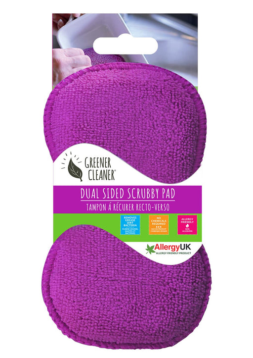 Greener Cleaner Scrubby Pad Dual Sided 1 Unit 11x7 cm