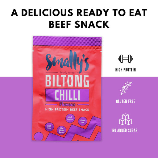 Smally\u0027s Biltong 10x28g Chilli